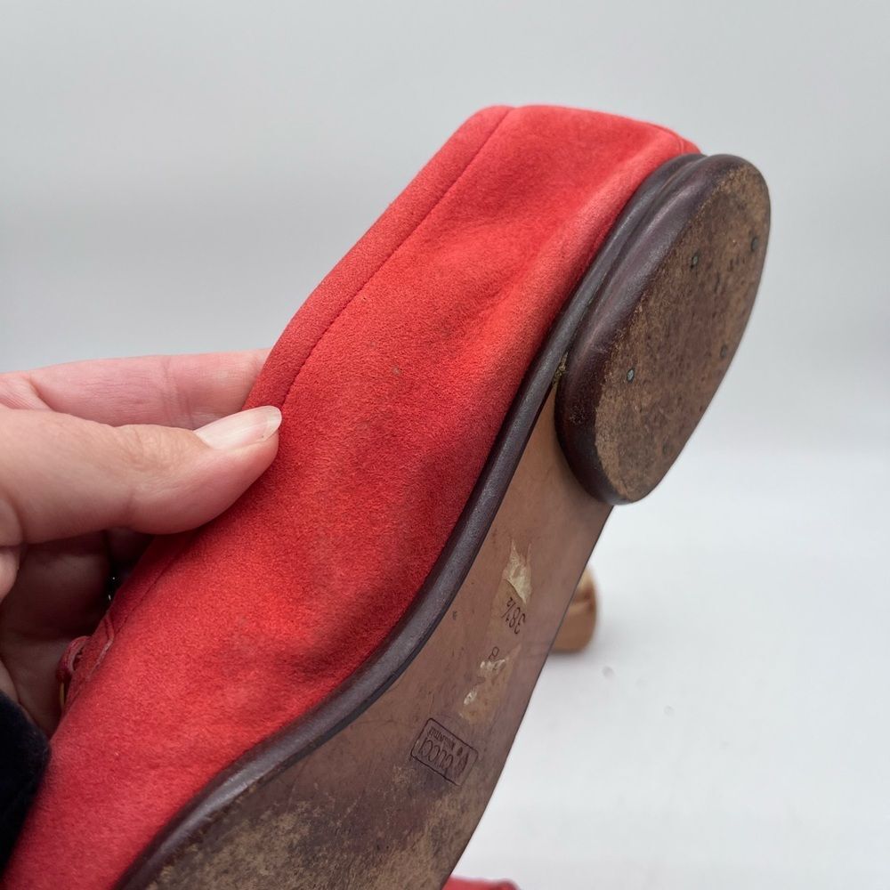Gucci Women’s Jordaan Suede Accent Loafers 38.5 - Picture 13 of 15
